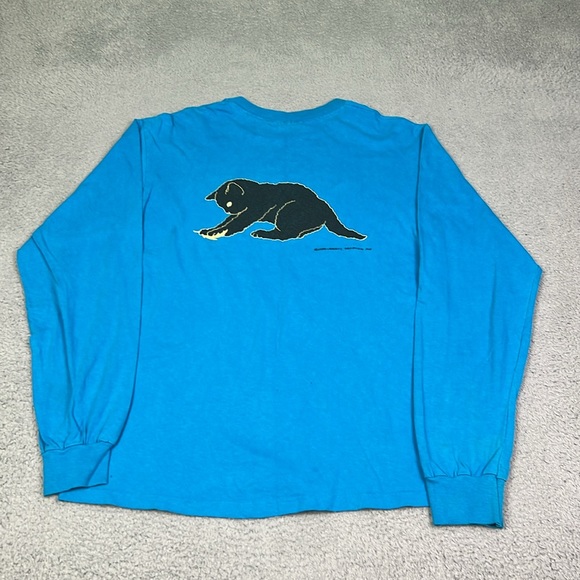 Vintage Blue Cat Long sleeve - Picture 9 of 9